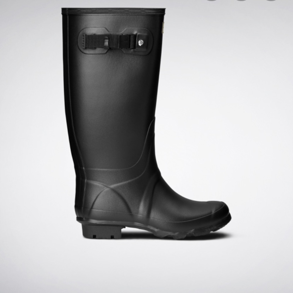 Black Hunter Boot (Wide Calf)